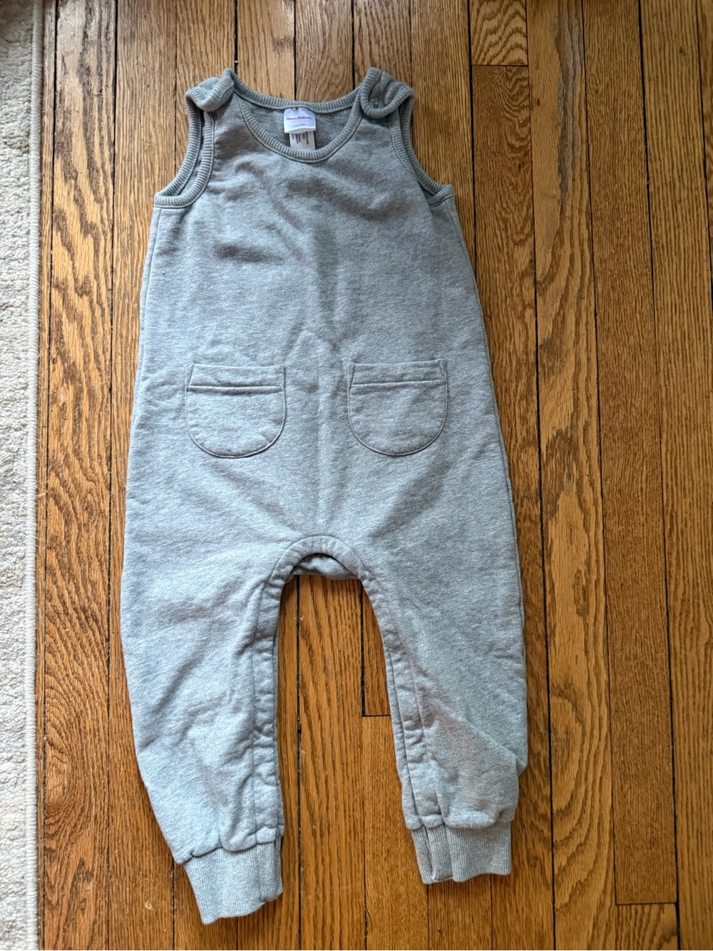 Hanna Andersson Gray Overalls - Size 3